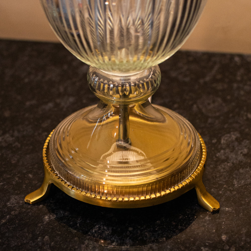 Vintage Glass Table Lamp