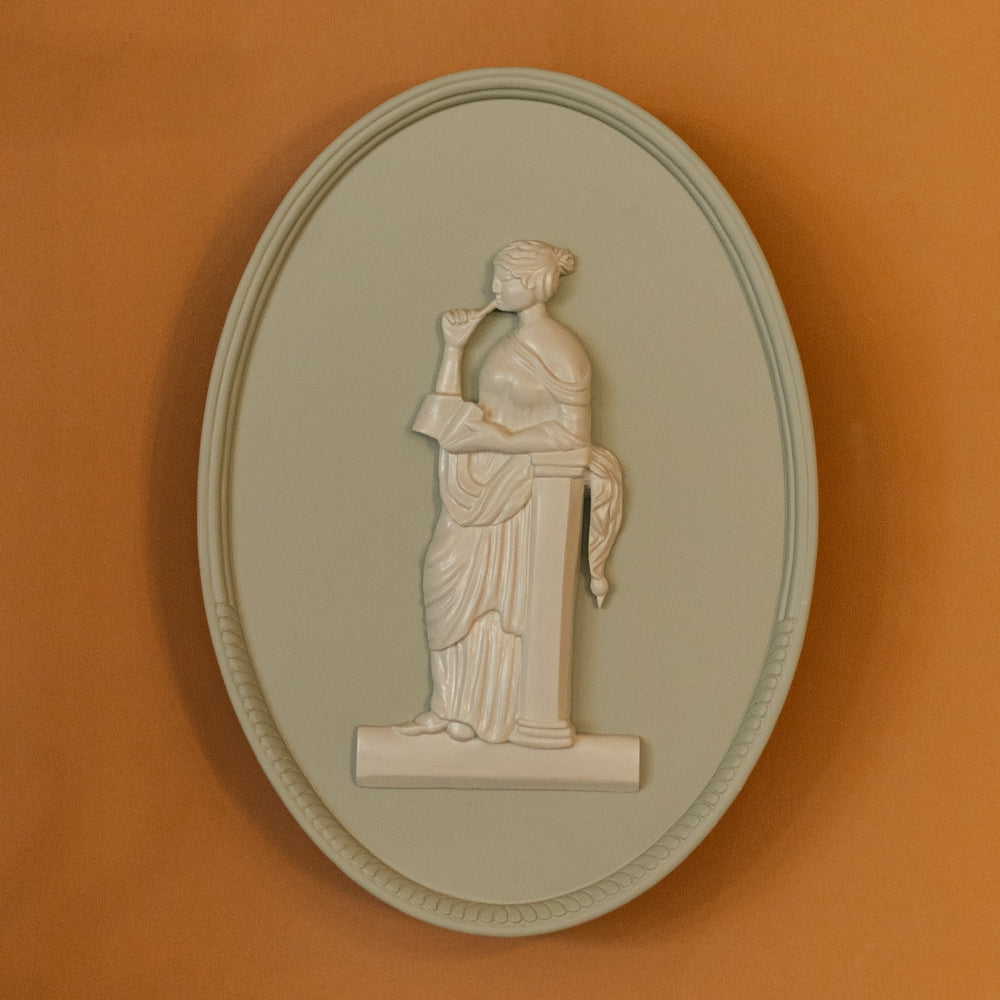 Greco-Roman Wall Art - Lady in Thought