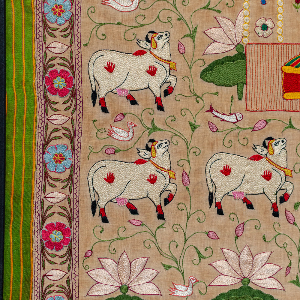 Embroidered Wall Art - Pichwai Shrinathji
