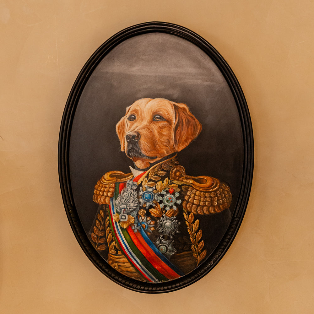 Anthro Oval Art - General Goldie