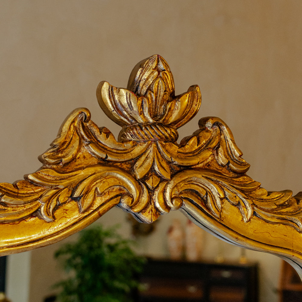 Tall Rococo Mirror on Stand