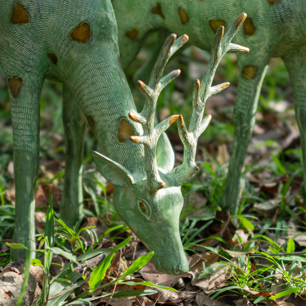 Gilded Grazers ( Set of 2 Deer)