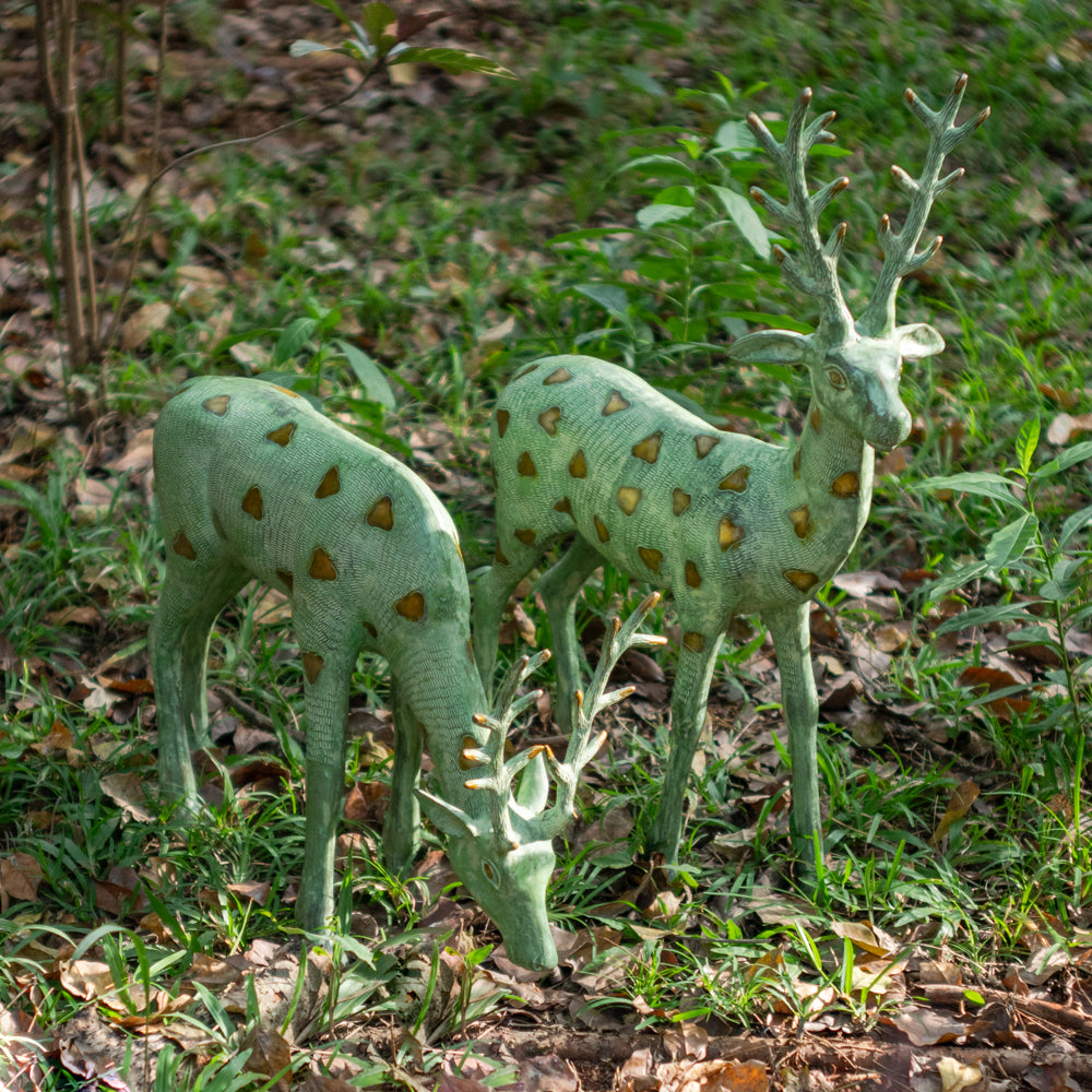 Gilded Grazers ( Set of 2 Deer)