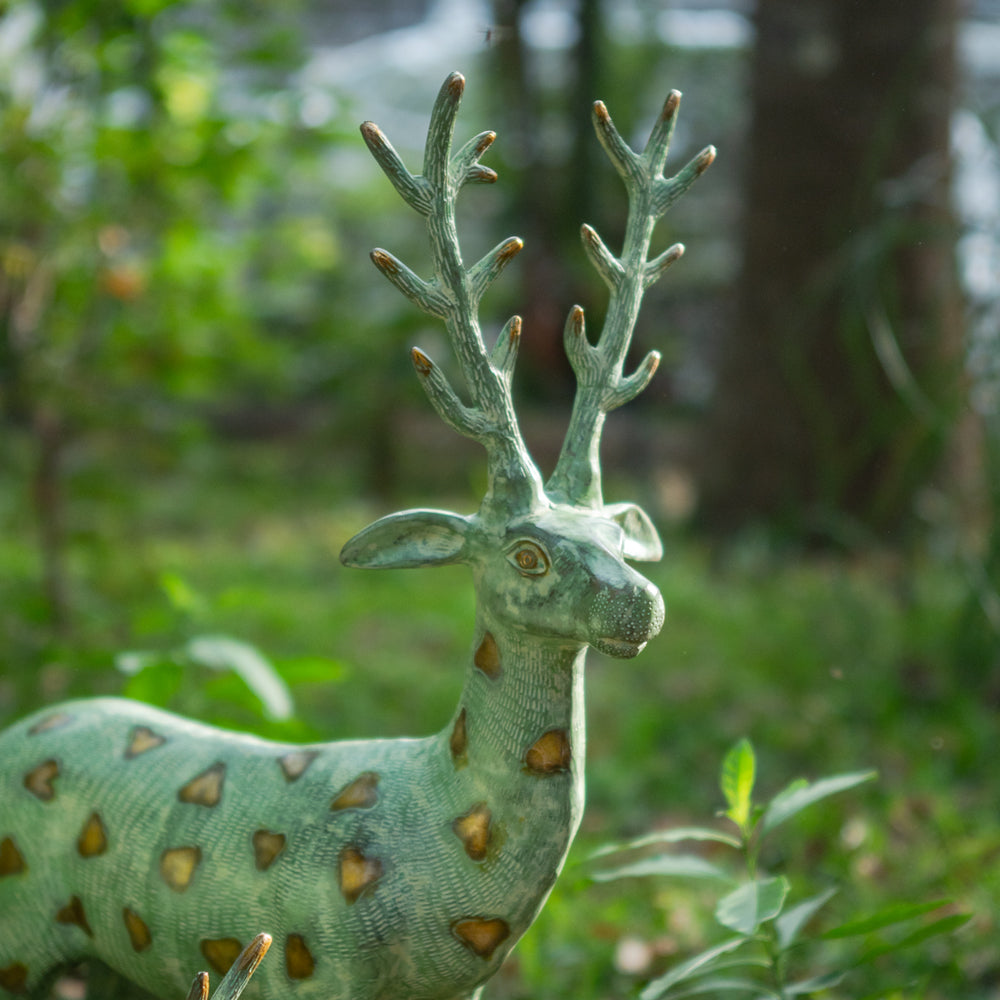 Gilded Grazers ( Set of 2 Deer)