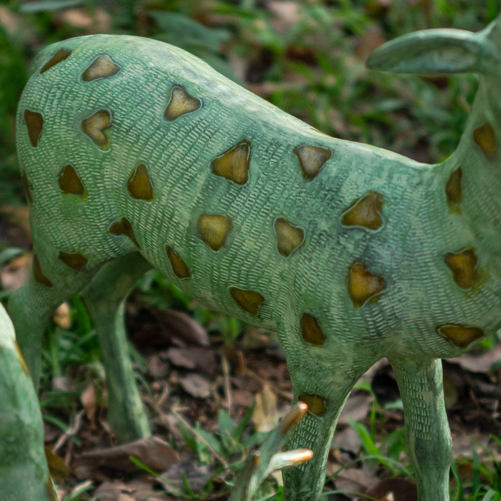 Gilded Grazers ( Set of 2 Deer)