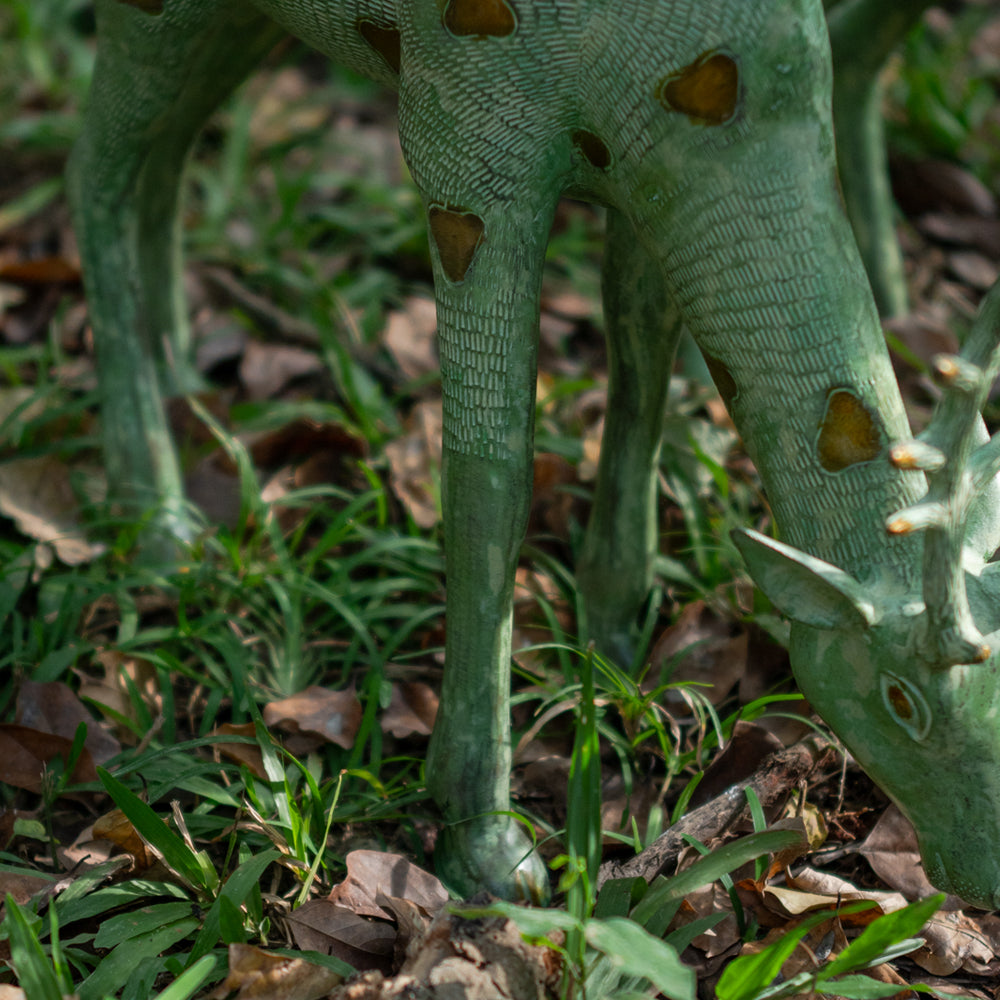 Gilded Grazers ( Set of 2 Deer)