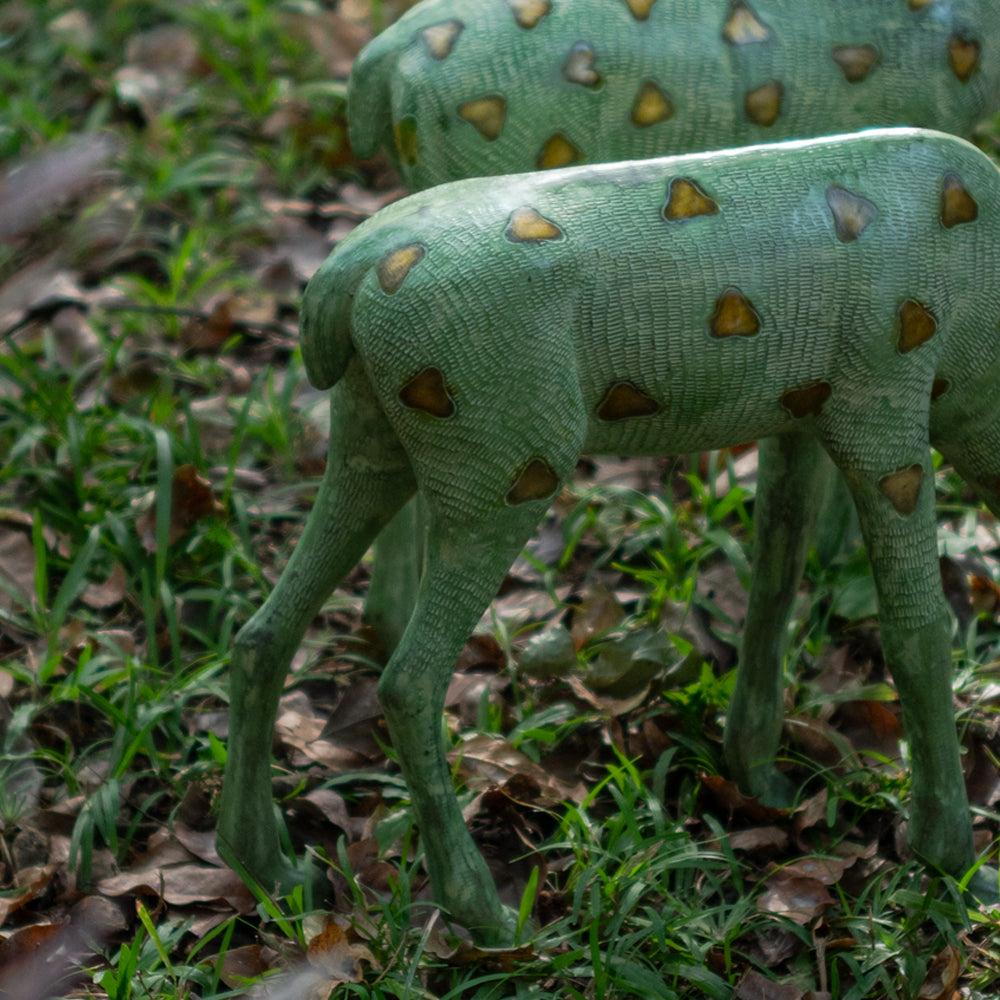 Gilded Grazers ( Set of 2 Deer)
