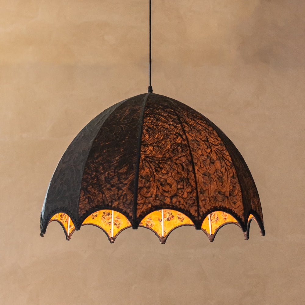 Fabric Umbrella Hanging Light
