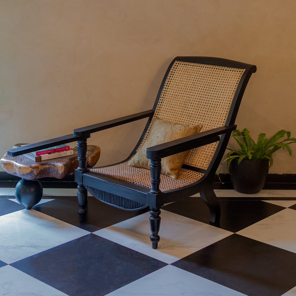 Colonial Planter's Rattan Chair
