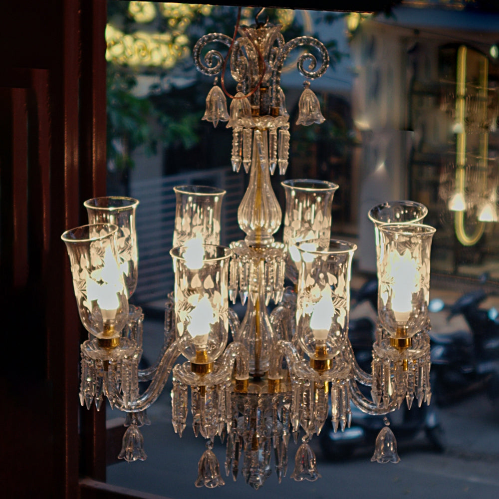 Zubaida Glass & Crystal Chandelier