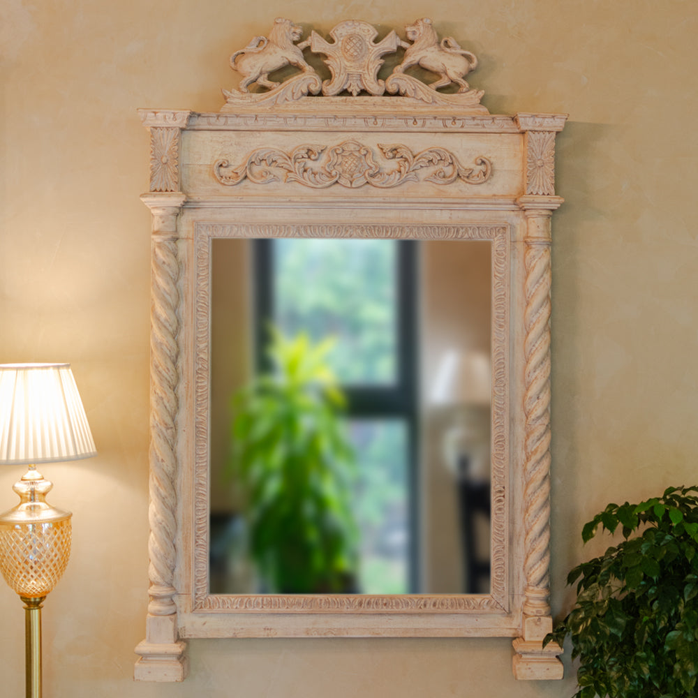 Imperial Crest Ornate Wall Mirror