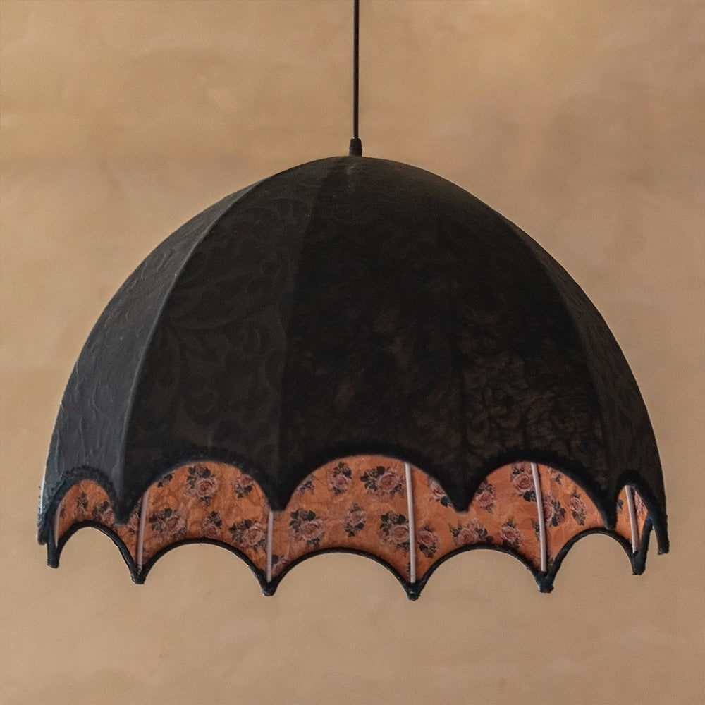 Fabric Umbrella Hanging Light