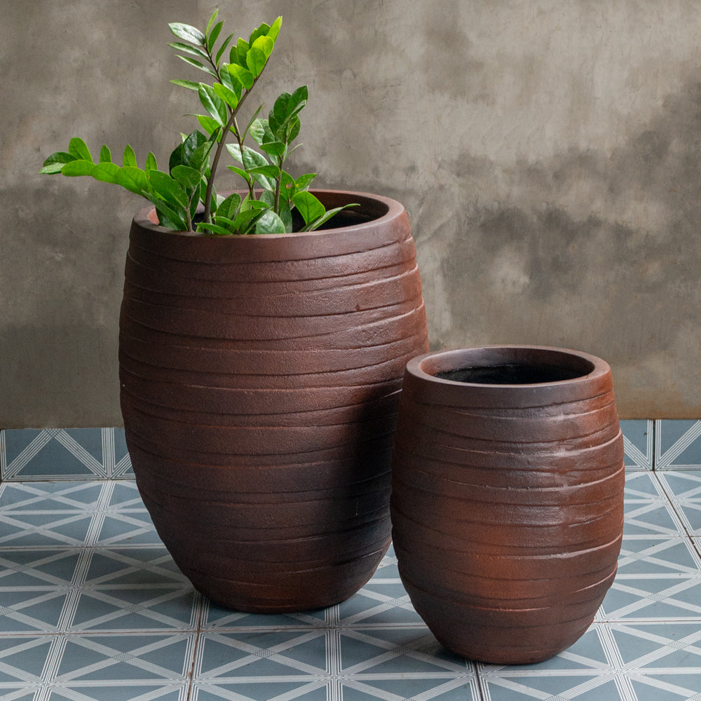 Earth Barrel Planter