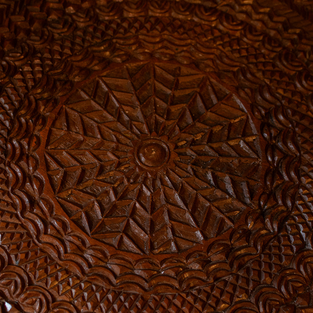 Kashmir Carved Nesting Tables (Set of 2)