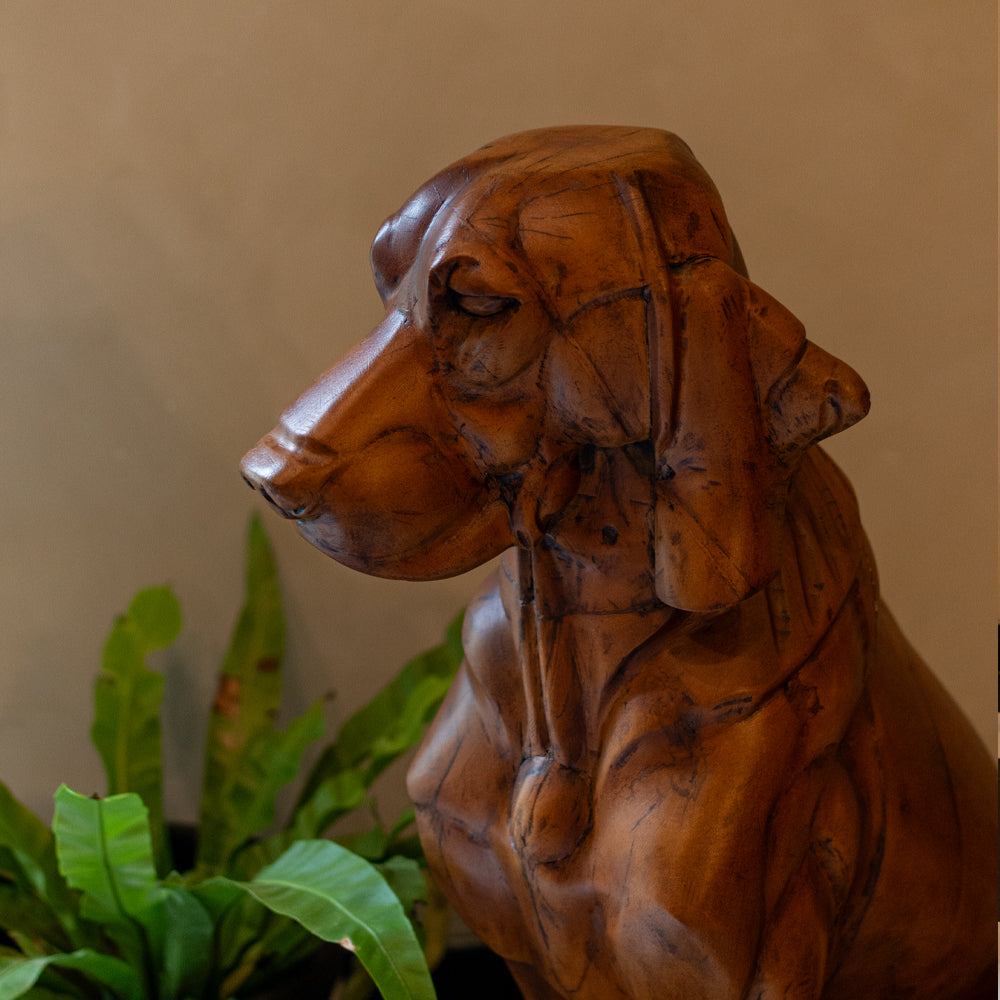 Carved Wooden Dog