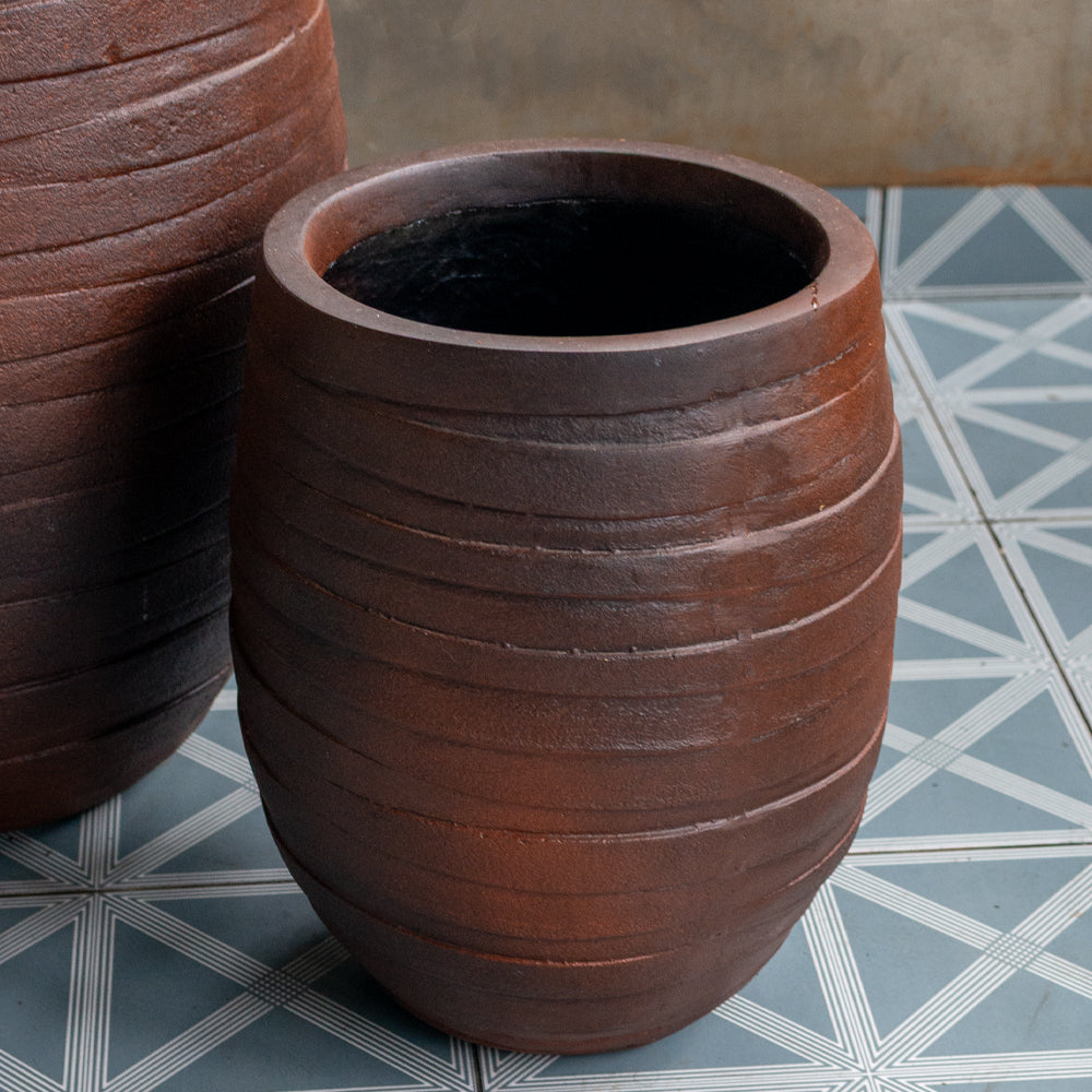 Earth Barrel Planter