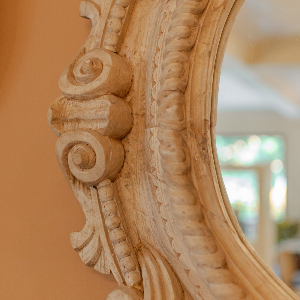 Knotted Large Oval Mirror
