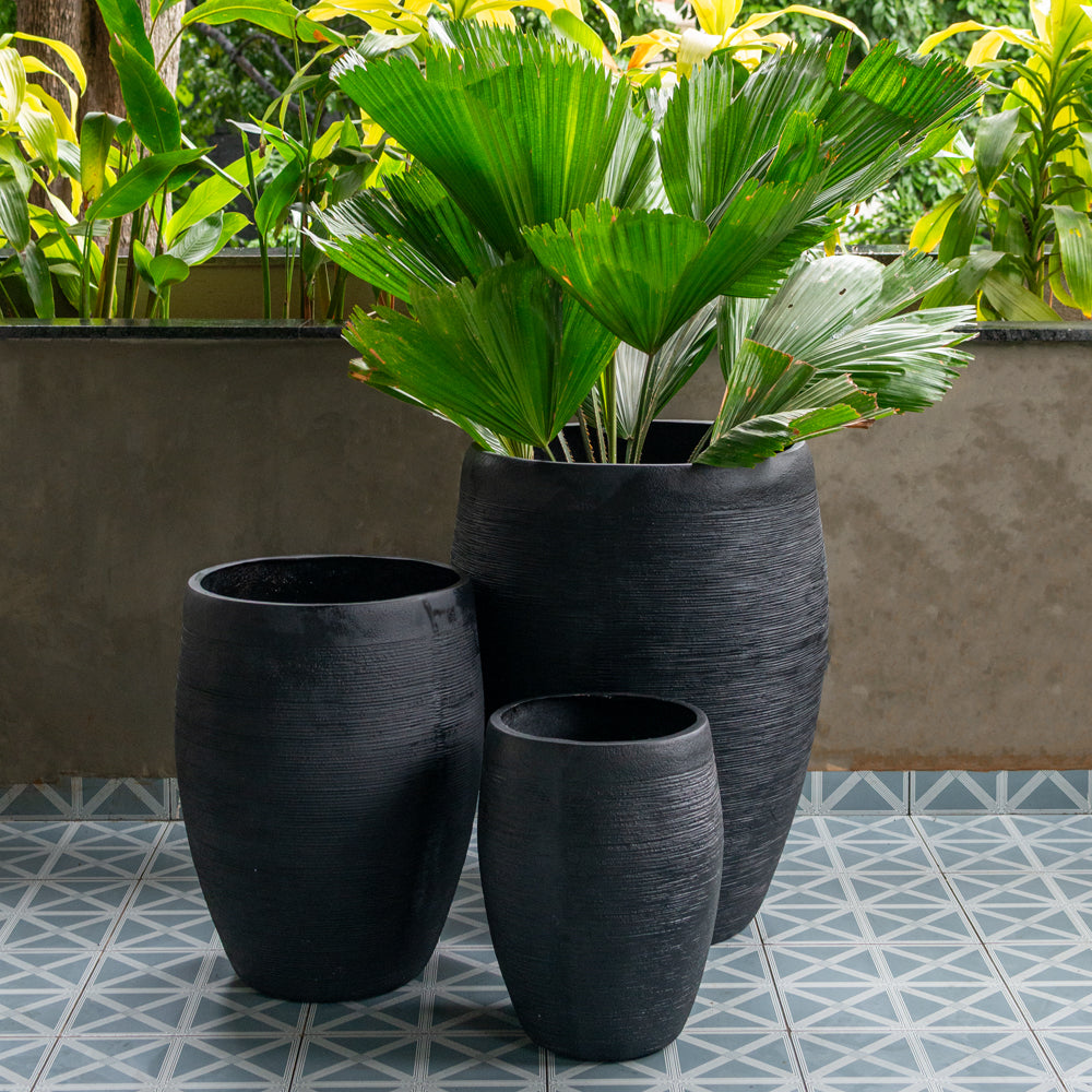 Ripple Barrel Planter