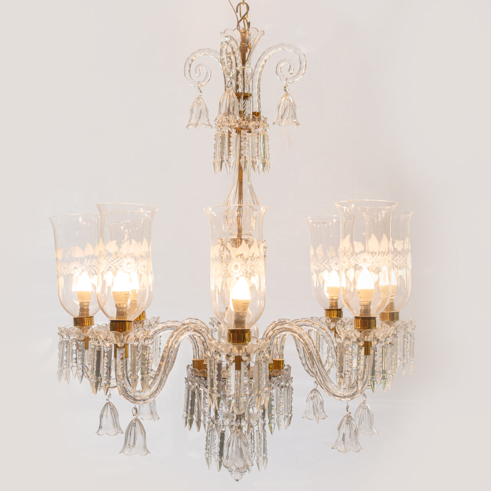 Zubaida Glass & Crystal Chandelier