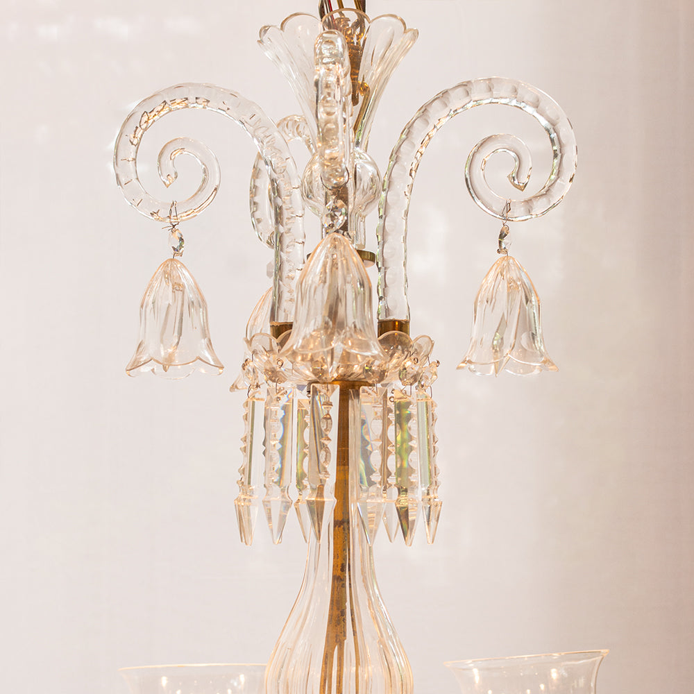 Zubaida Glass & Crystal Chandelier