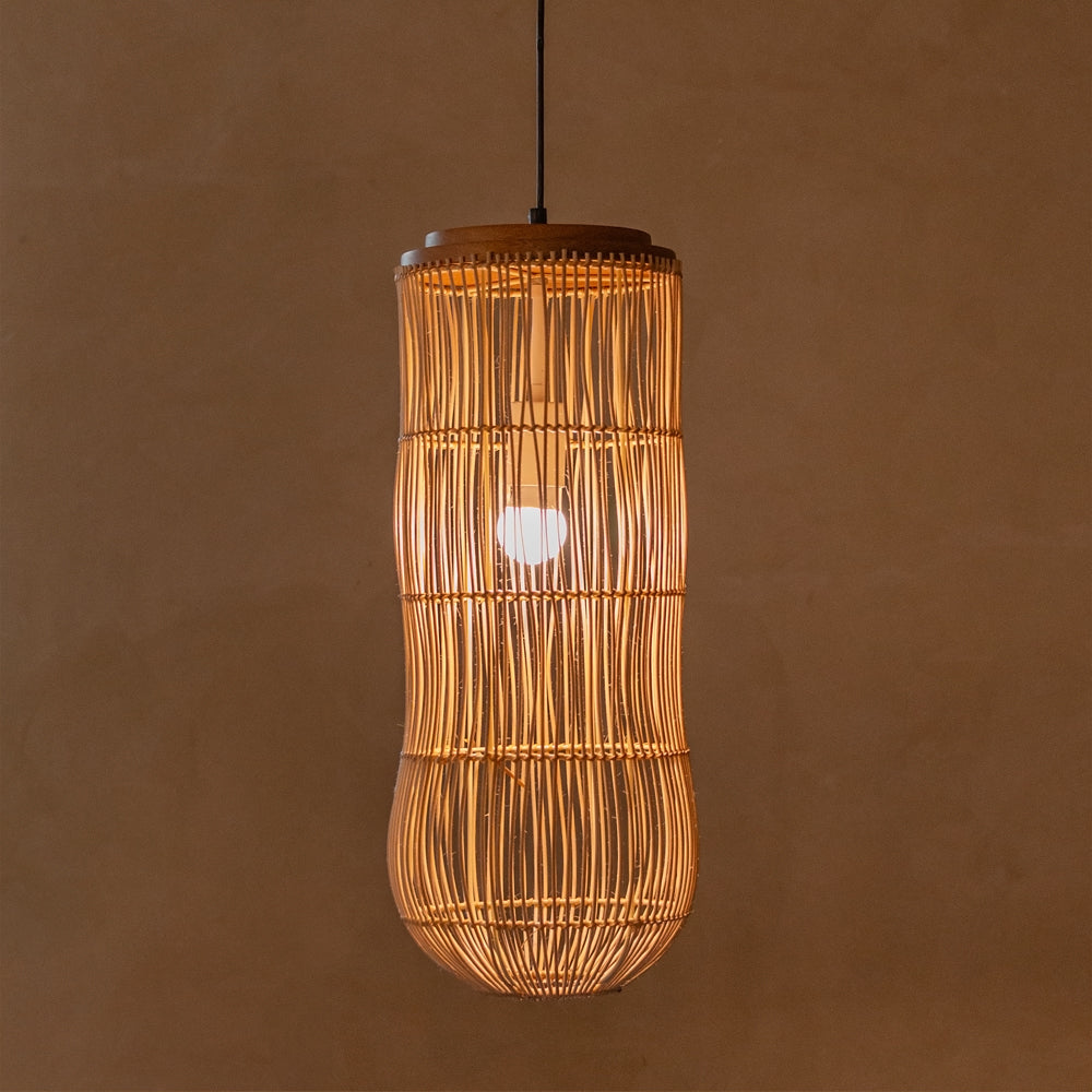 Amber Cane Hanging Light