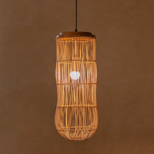 Amber Cane Hanging Light