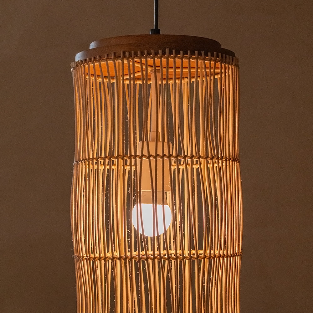 Amber Cane Hanging Light