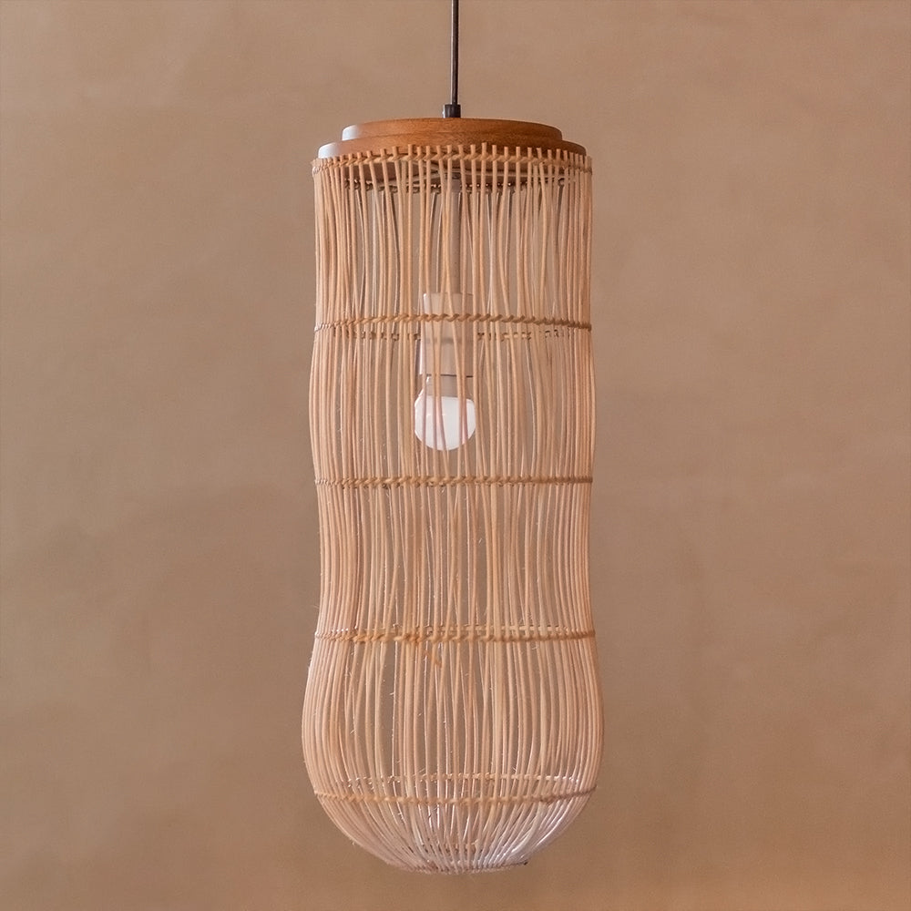 Amber Cane Hanging Light