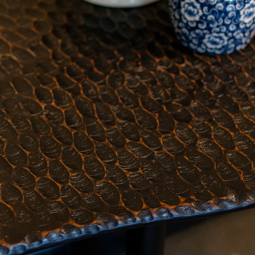 Chiselled Wood Coffee Table