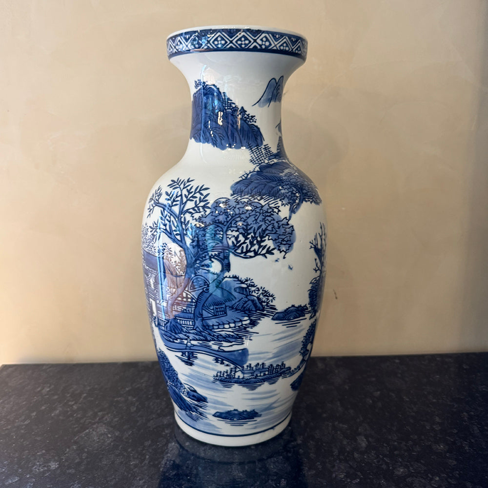 Blue & White Medium Vase