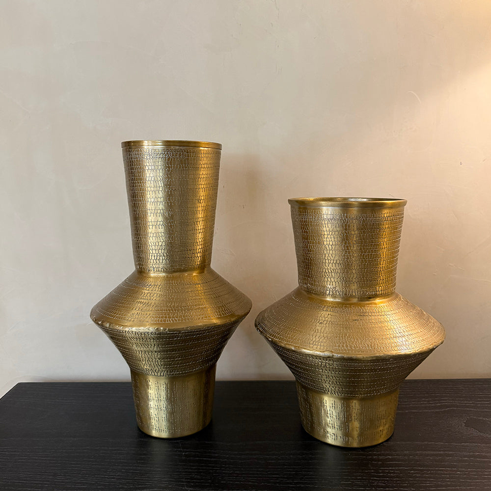 Gilded Nova Vase (Set of 2)