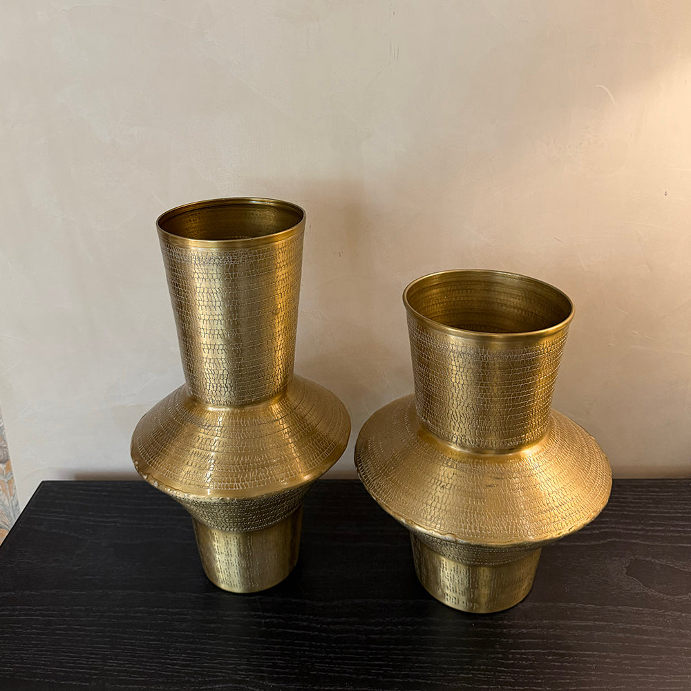 Gilded Nova Vase (Set of 2)
