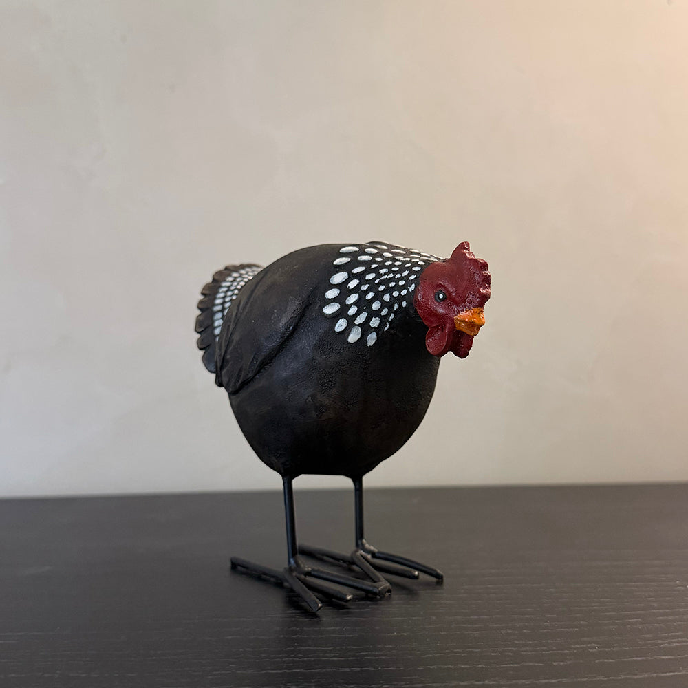 Speckled Farm Hen - Black