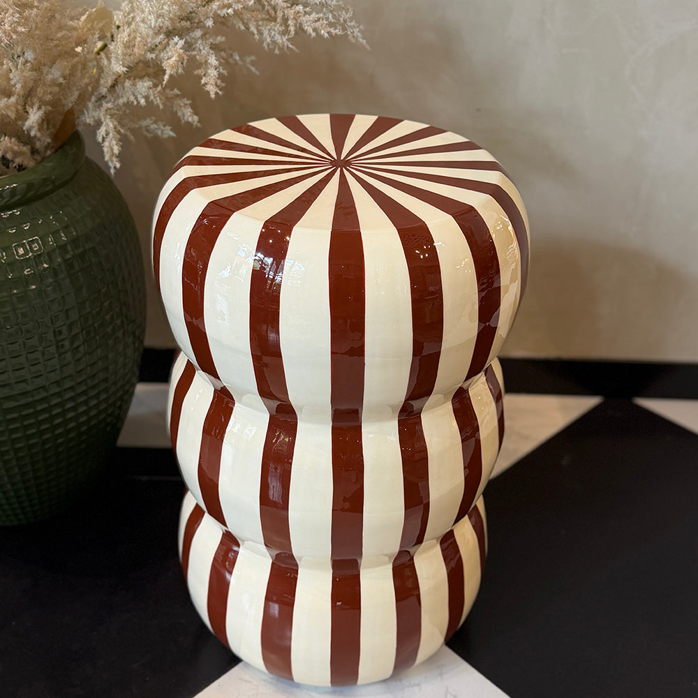 Candy Stripes Side Table