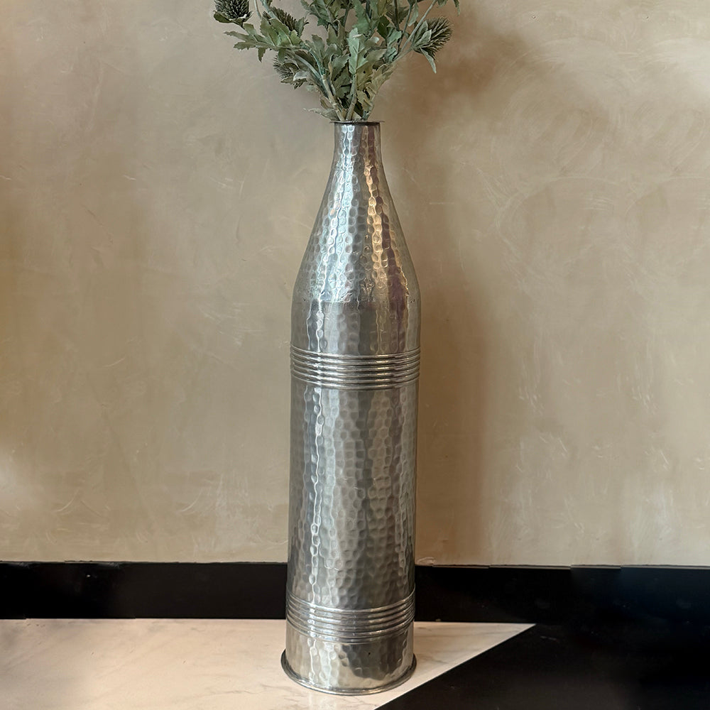 Hammered Tower Vase