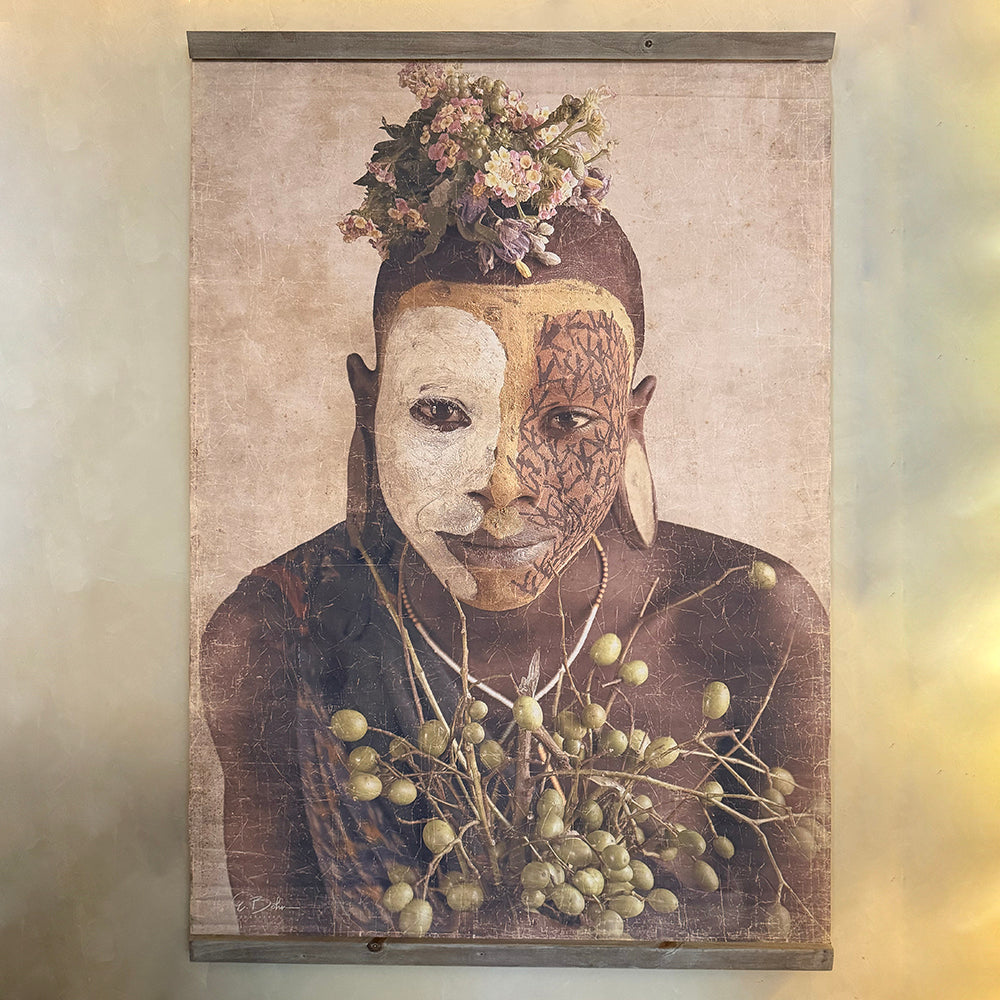 Echoes of Earth African Man Wall Art