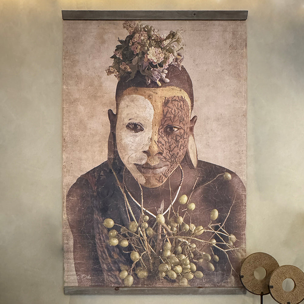 Echoes of Earth African Man Wall Art
