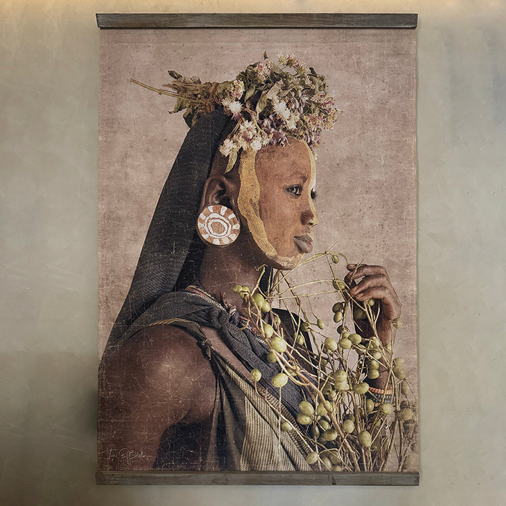 Echoes of Earth African Woman Wall Art