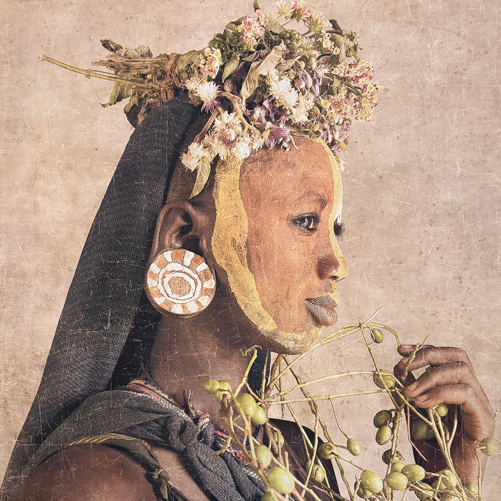 Echoes of Earth African Woman Wall Art