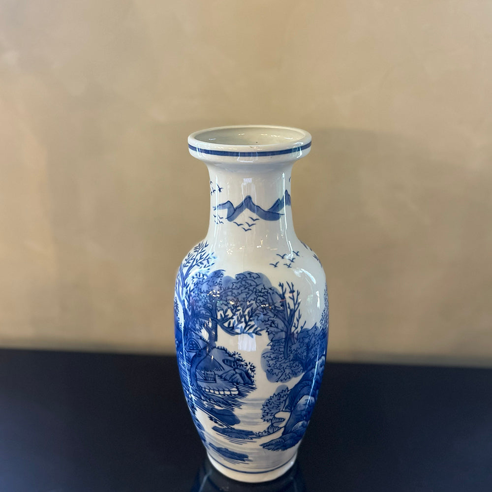 Blue & White Small Vase
