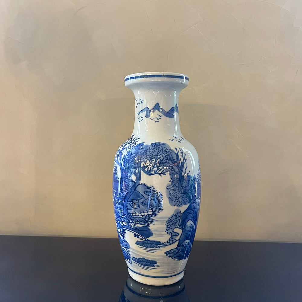 Blue & White Small Vase