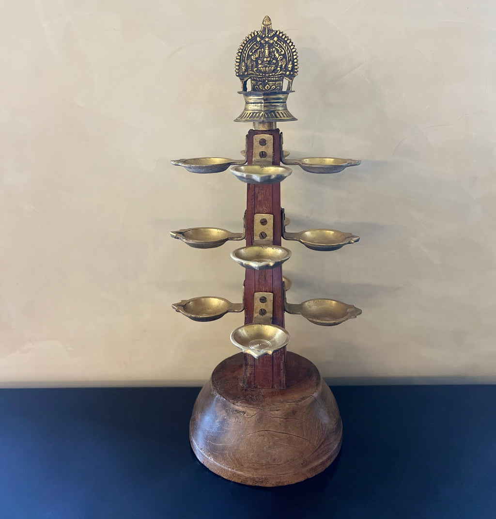 Antique Deepjyoti Brass Diya M